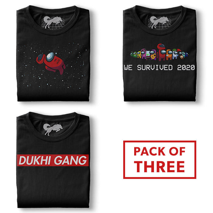 Pack Of Three: OG T-shirt Combo [Pre-order - Ships on 14th December 2020]